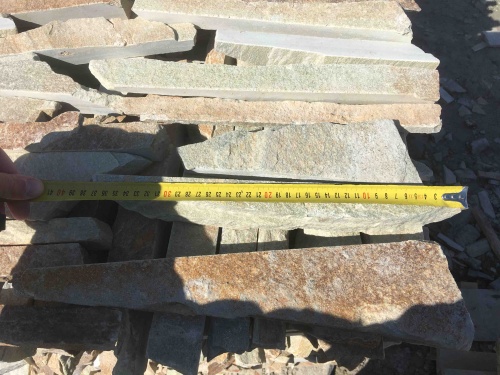 Горбушка златолит золотистый для облицовки купить в Лангепасе