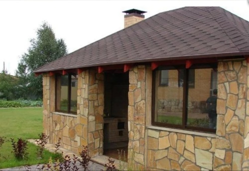 Плитняк златолит жёлтый золотистый для фасада 1,5-3см купить в Лангепасе