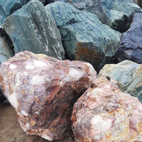 Ландшафтные глыбы красно-фиолетовые 200-1000 килограмм купить в Лангепасе