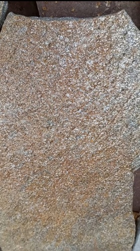 Плитняк златолит серебристый для цоколя, отмостки купить в Лангепасе