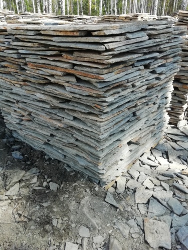 Плитняк златолит Уральский для цоколя, отмостки купить в Лангепасе